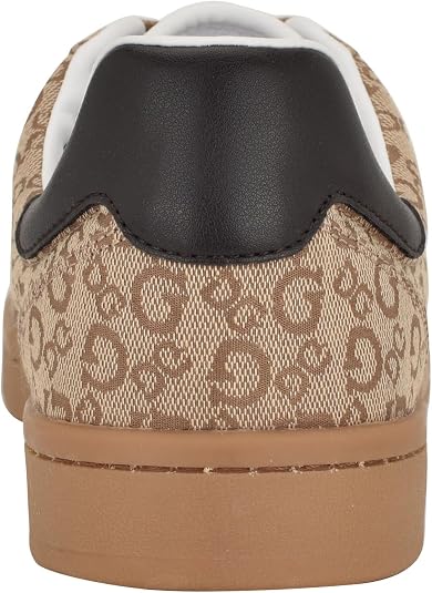 GUESS Tênis masculino Levy, Logotipo marrom claro Multi 230, 43